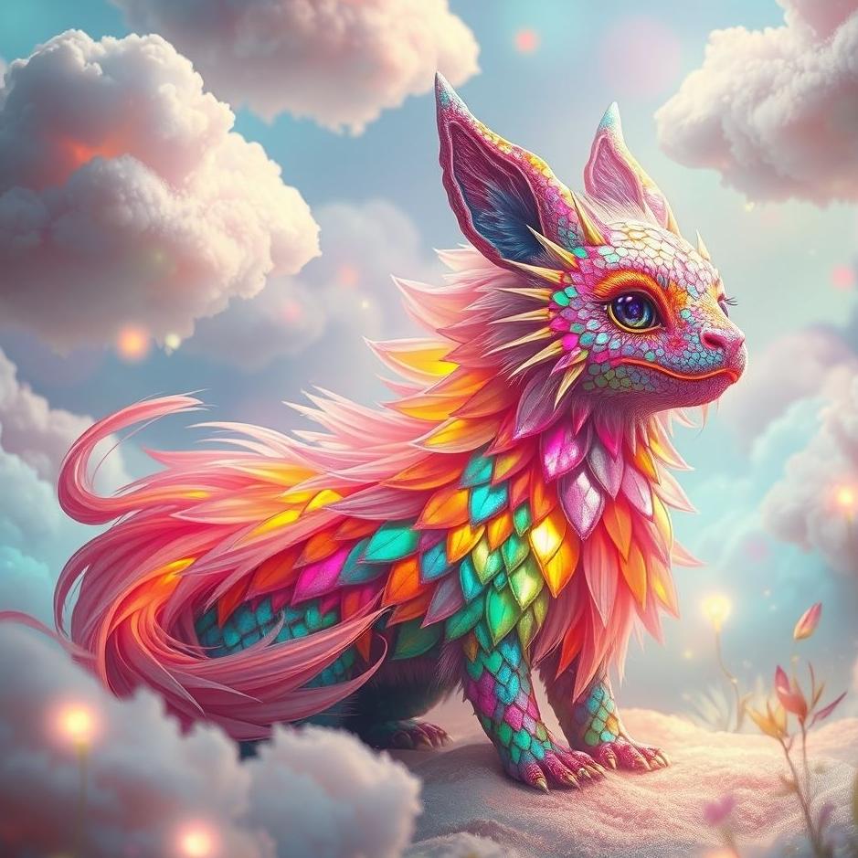 Dream : Colorful animal in a dream