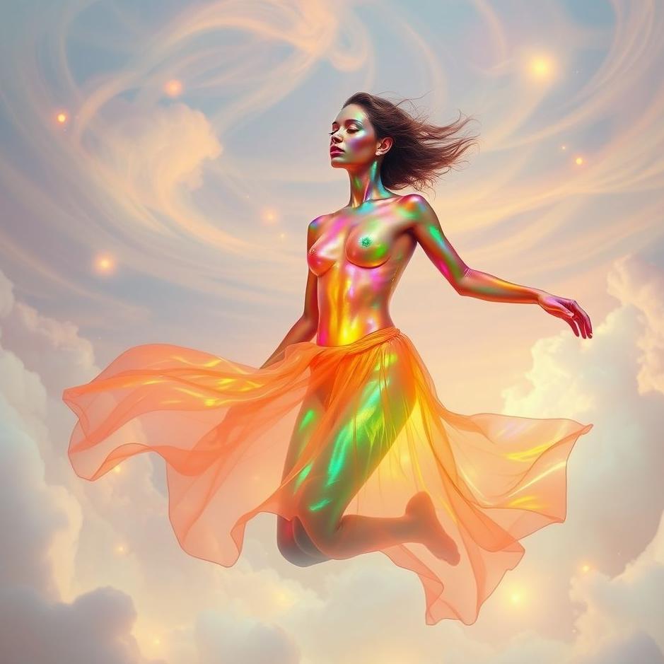 Dream : Colorful body in a dream