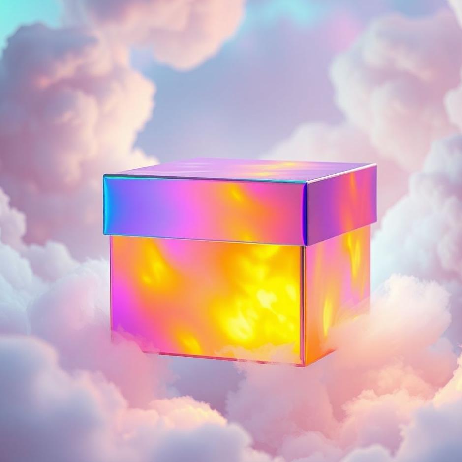 Dream : Colorful box in a dream