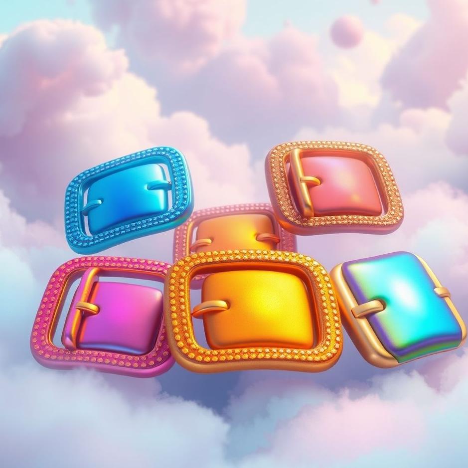 Dream : Colorful buckles in a dream