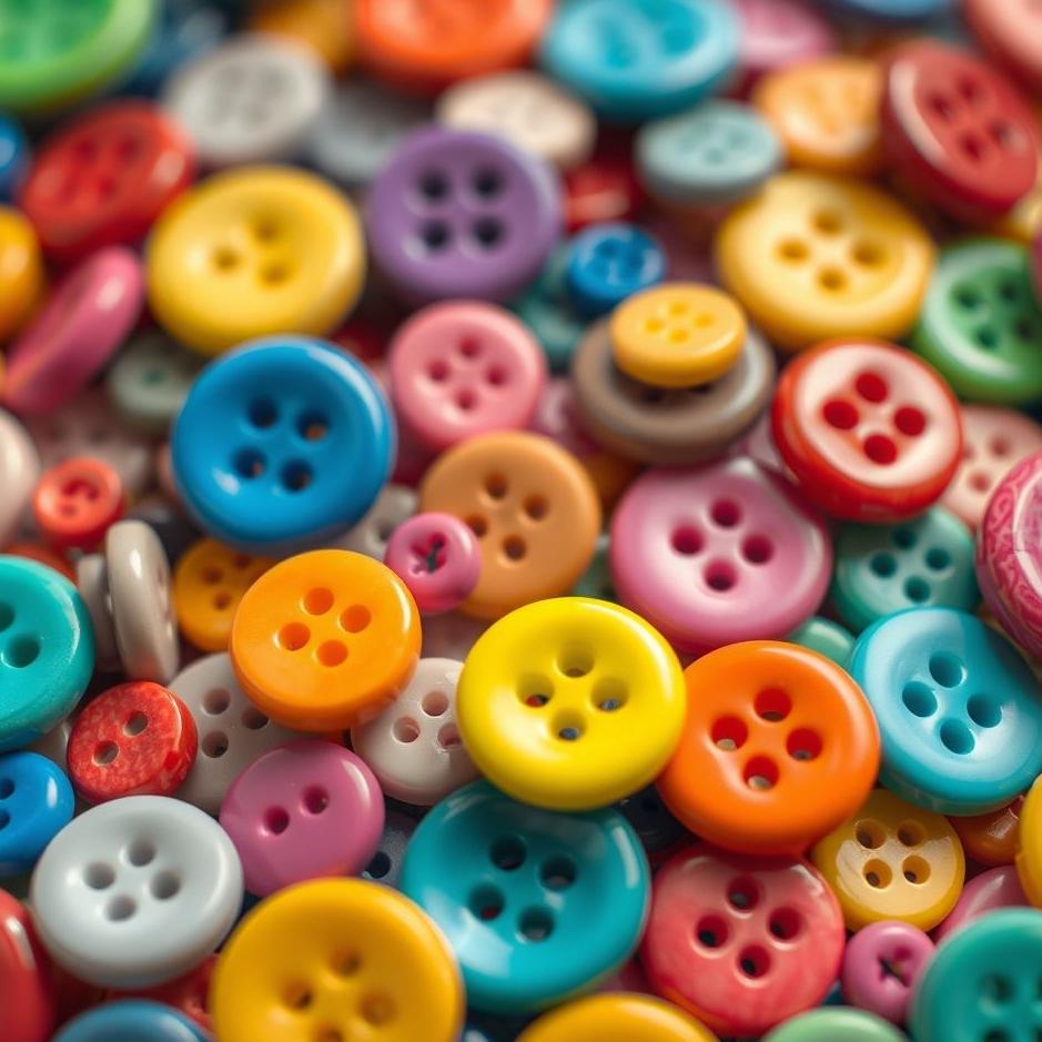 Dream : Colorful buttons in a dream