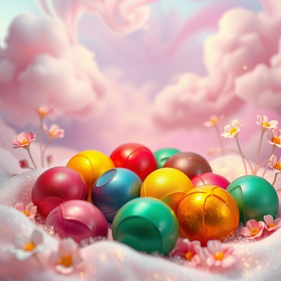 Dream : Colorful chocolate in a dream