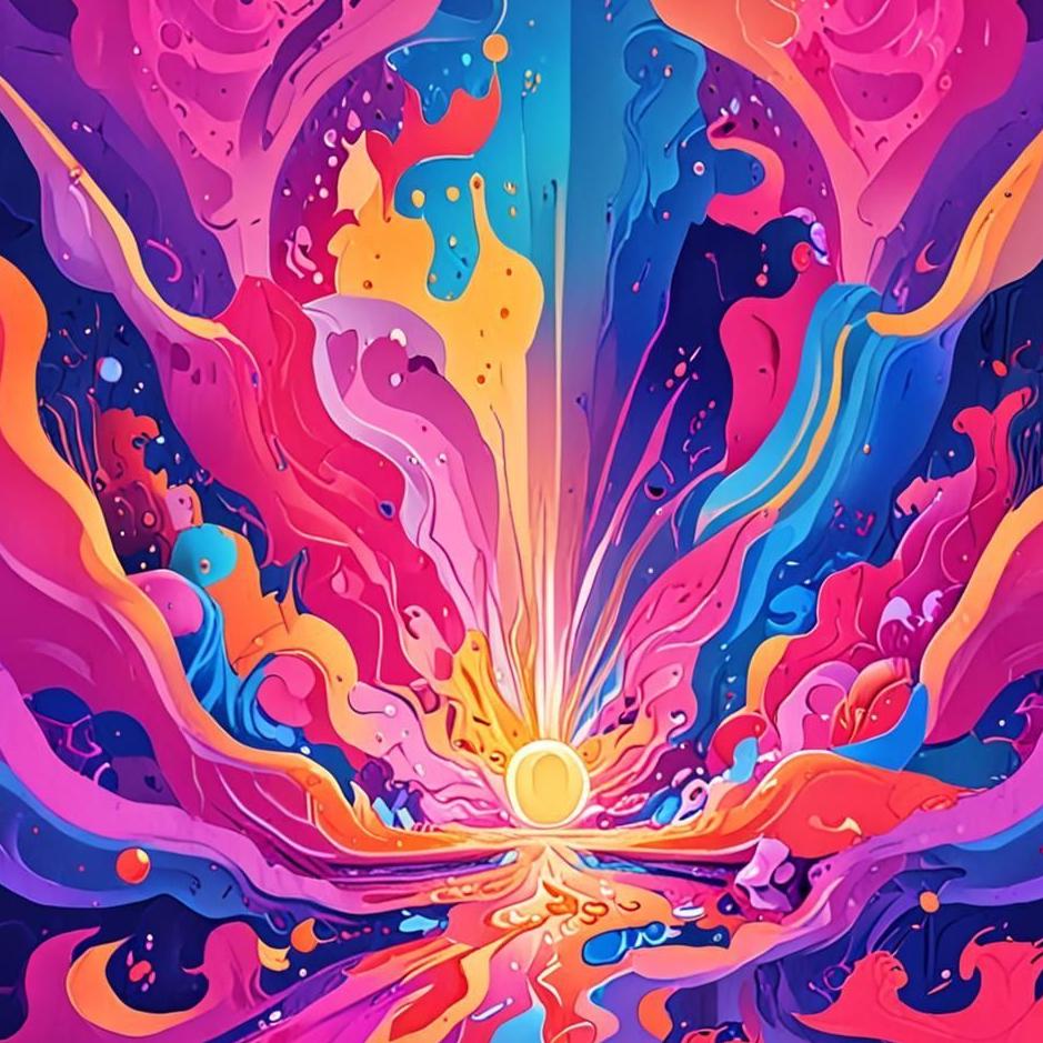 Dream : Colorful cover in a dream