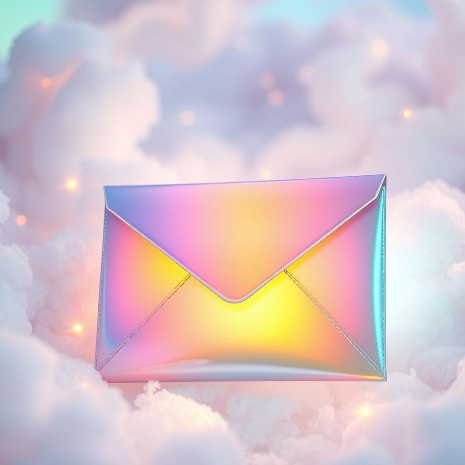 Dream : Colorful envelope in a dream