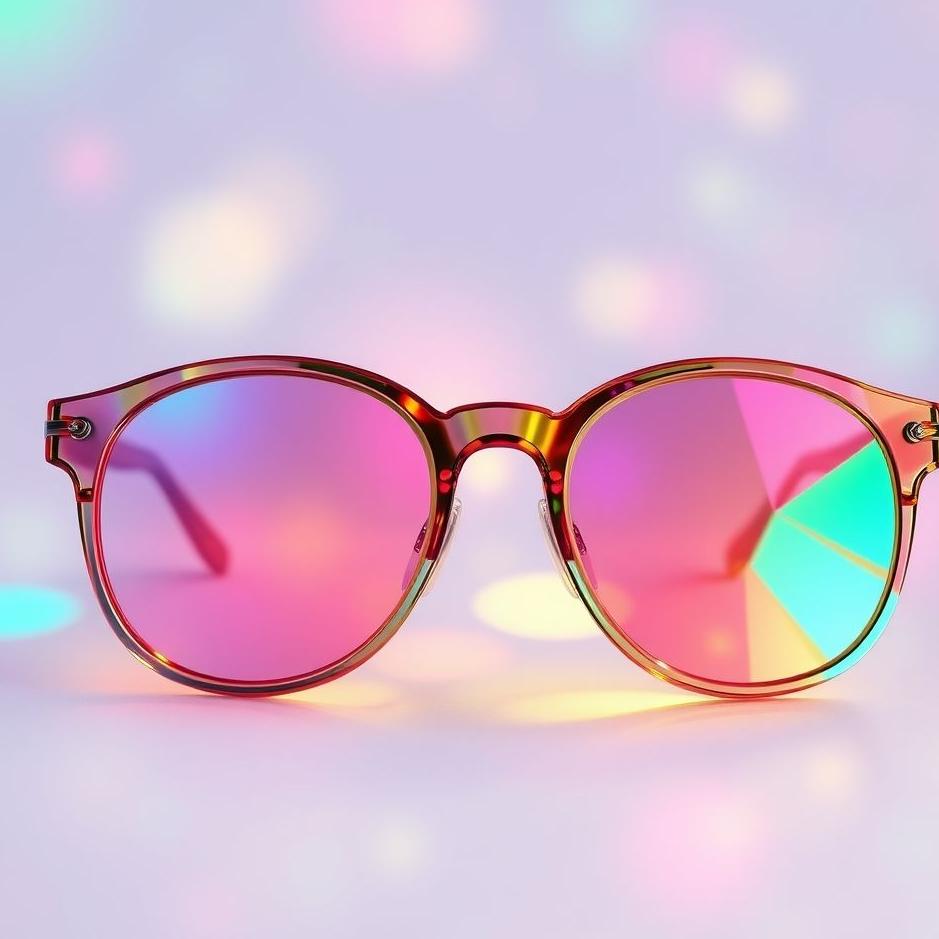 Dream : Colorful glasses in a dream