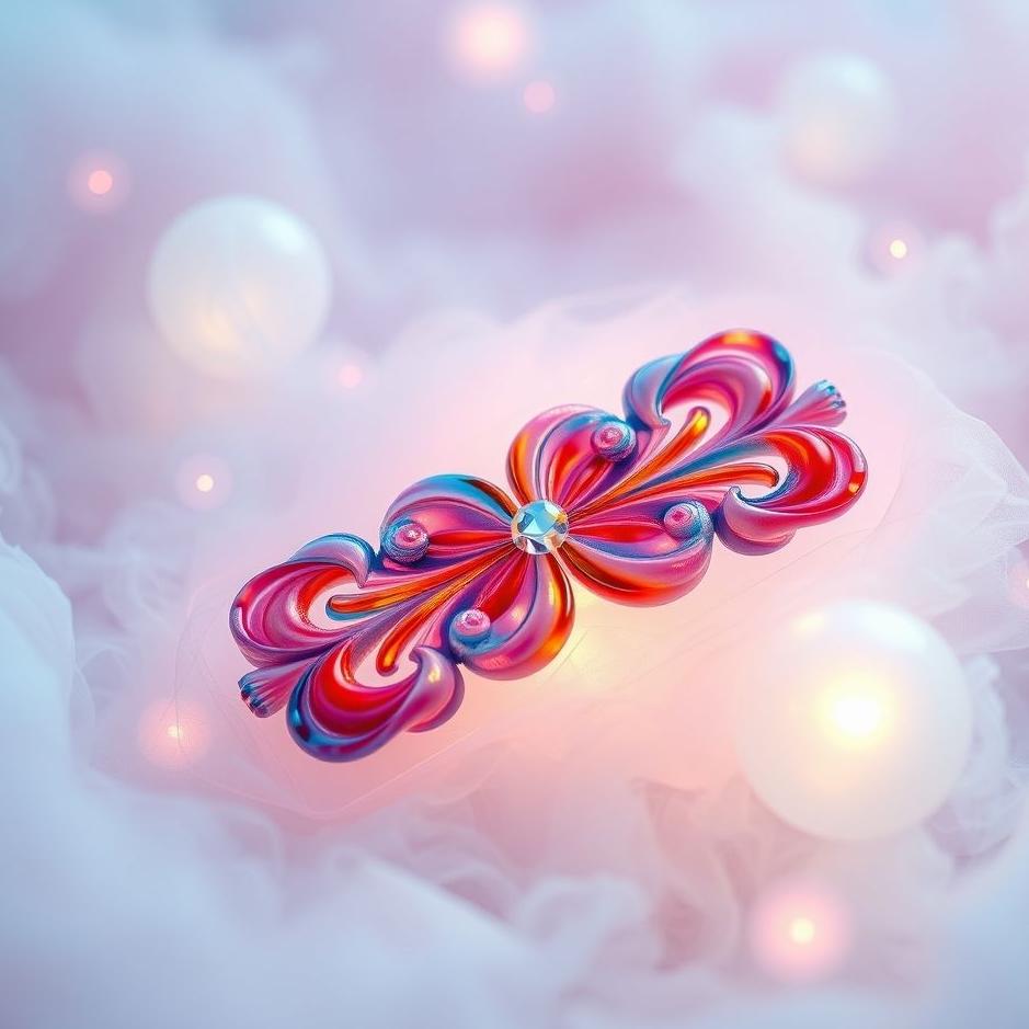 Dream : Colorful hair clip in a dream