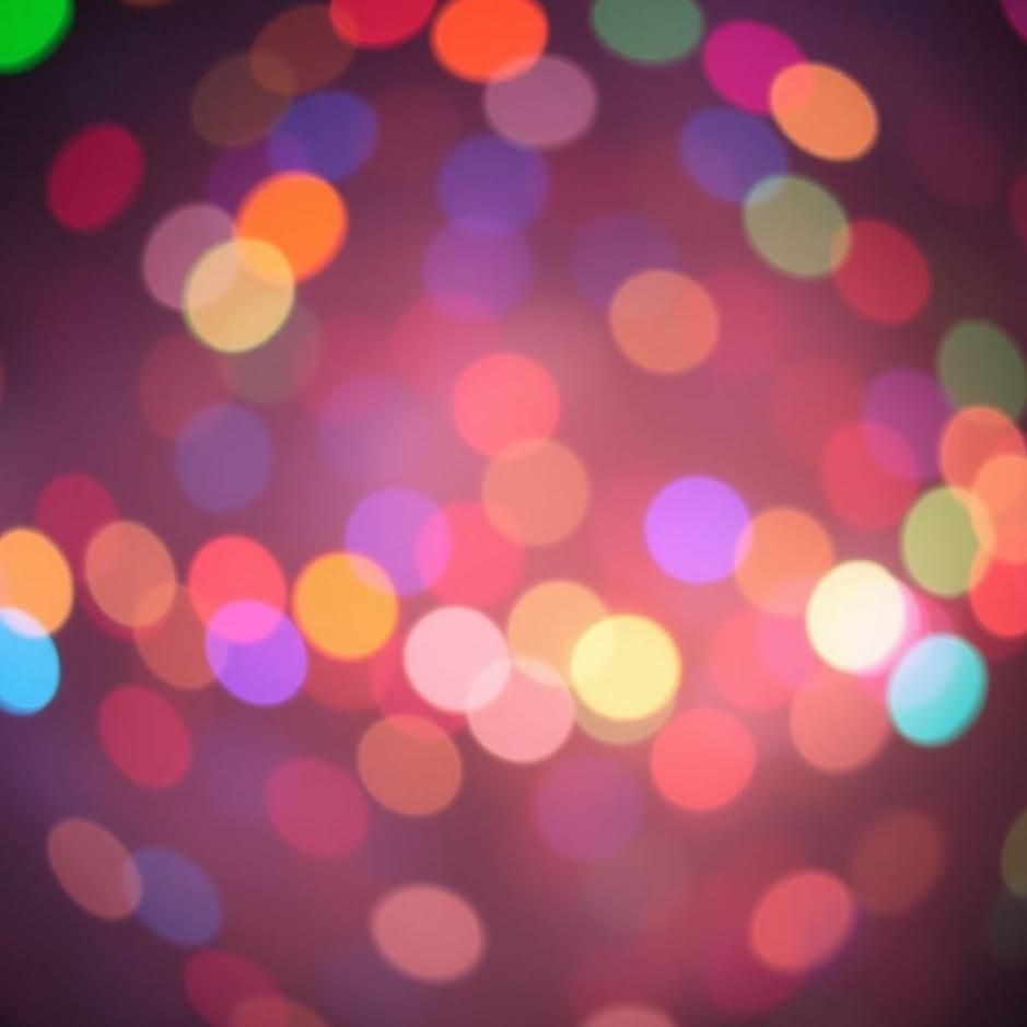 Dream : Colorful lights in a dream