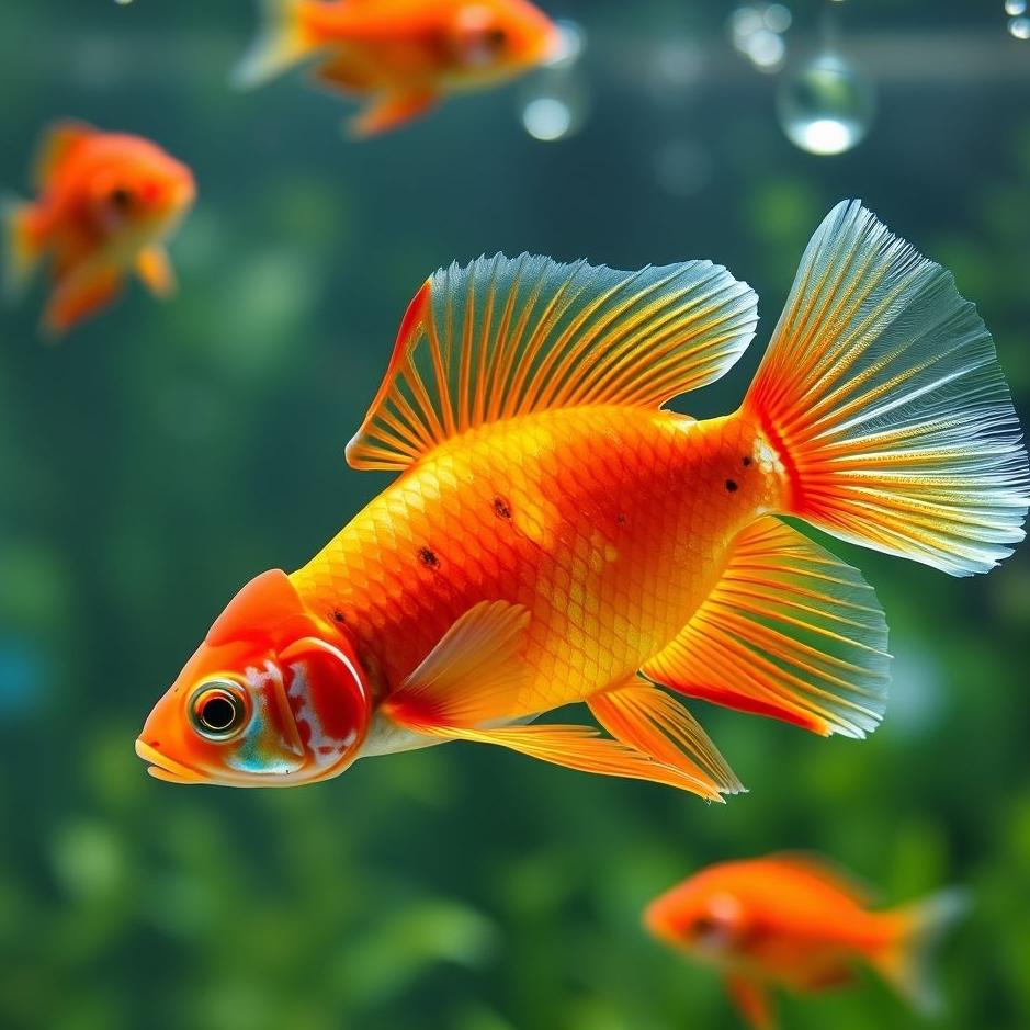 Dream : Colorful ornamental fish in a dream