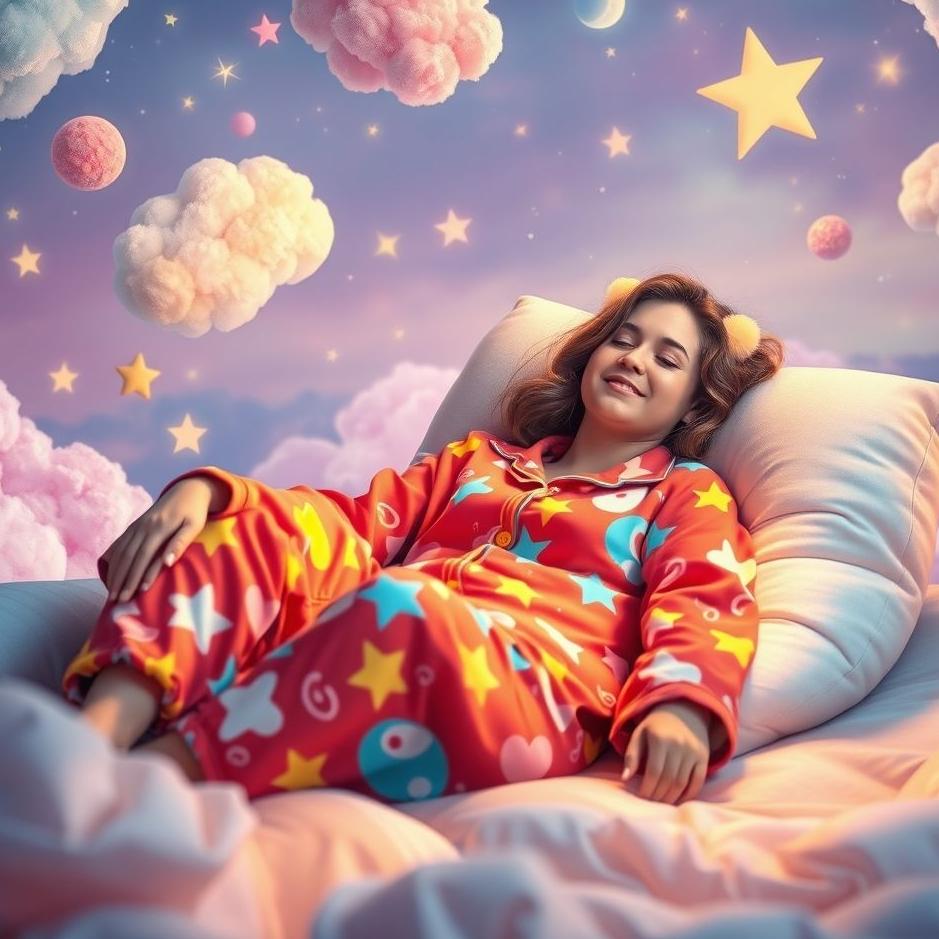 Dream : Colorful pajamas in a dream