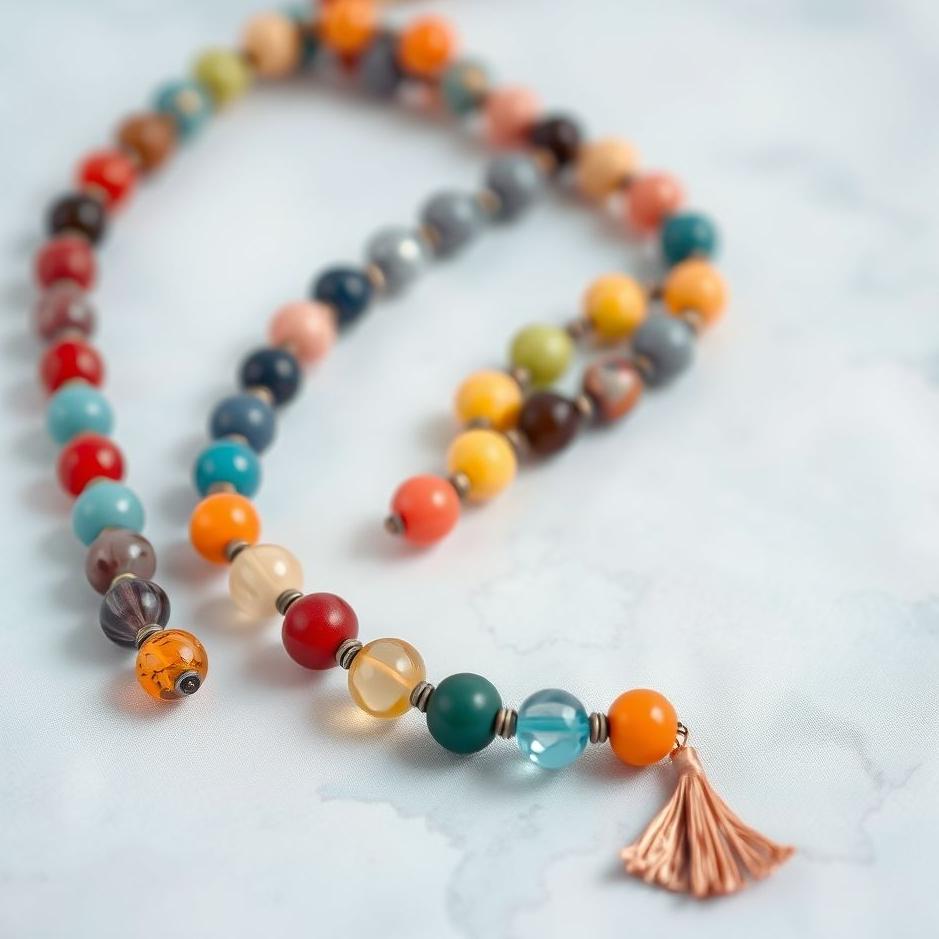 Dream : Colorful prayer beads in a dream
