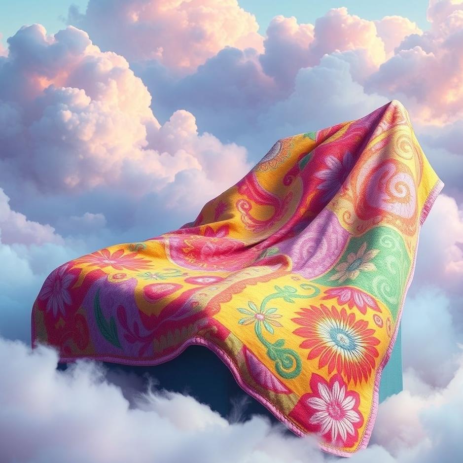 Dream : Colorful quilt in a dream