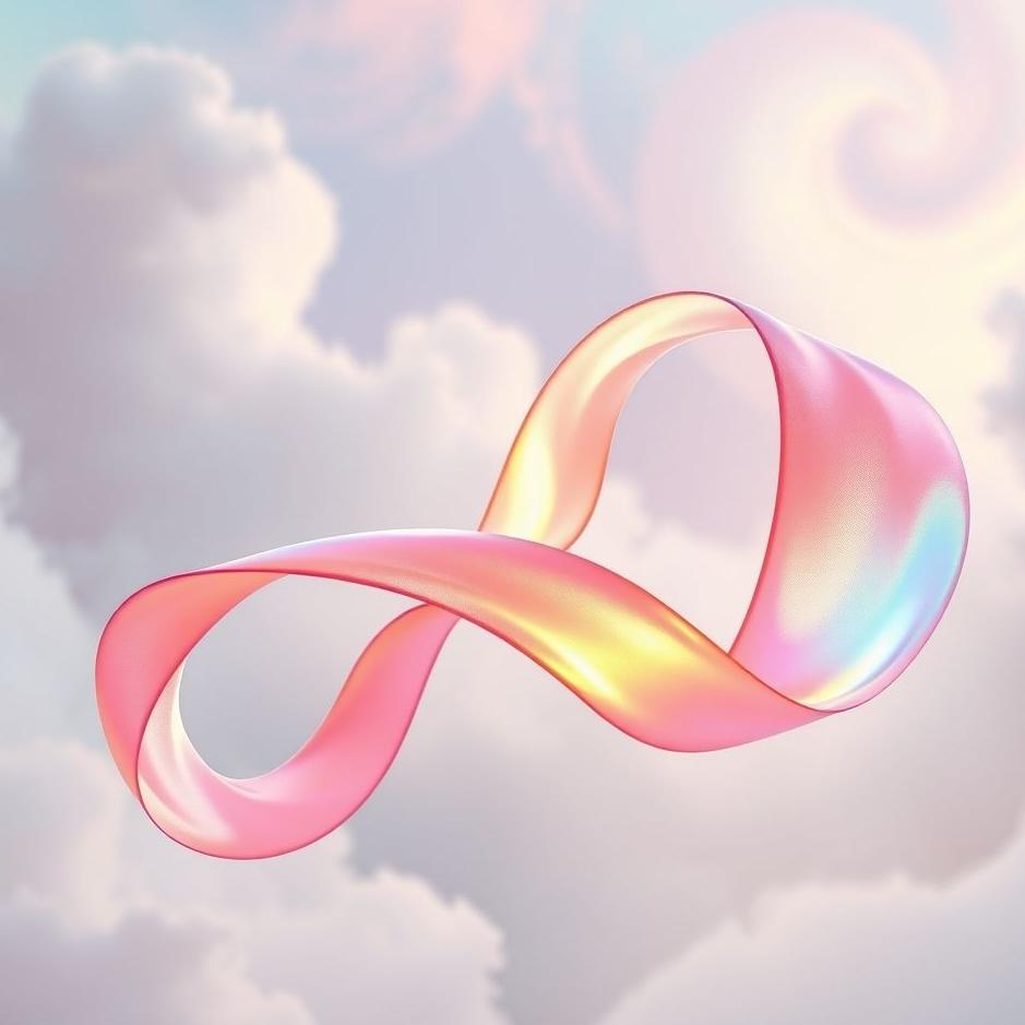 Dream : Colorful ribbon in a dream