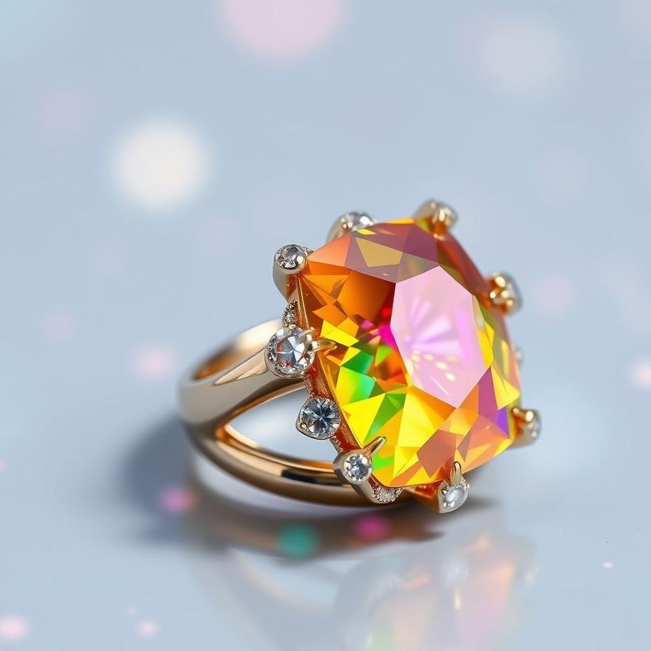 Dream : Colorful ring in a dream