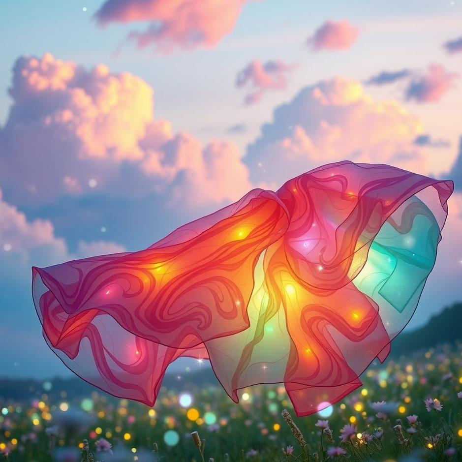 Dream : Colorful skirt in a dream