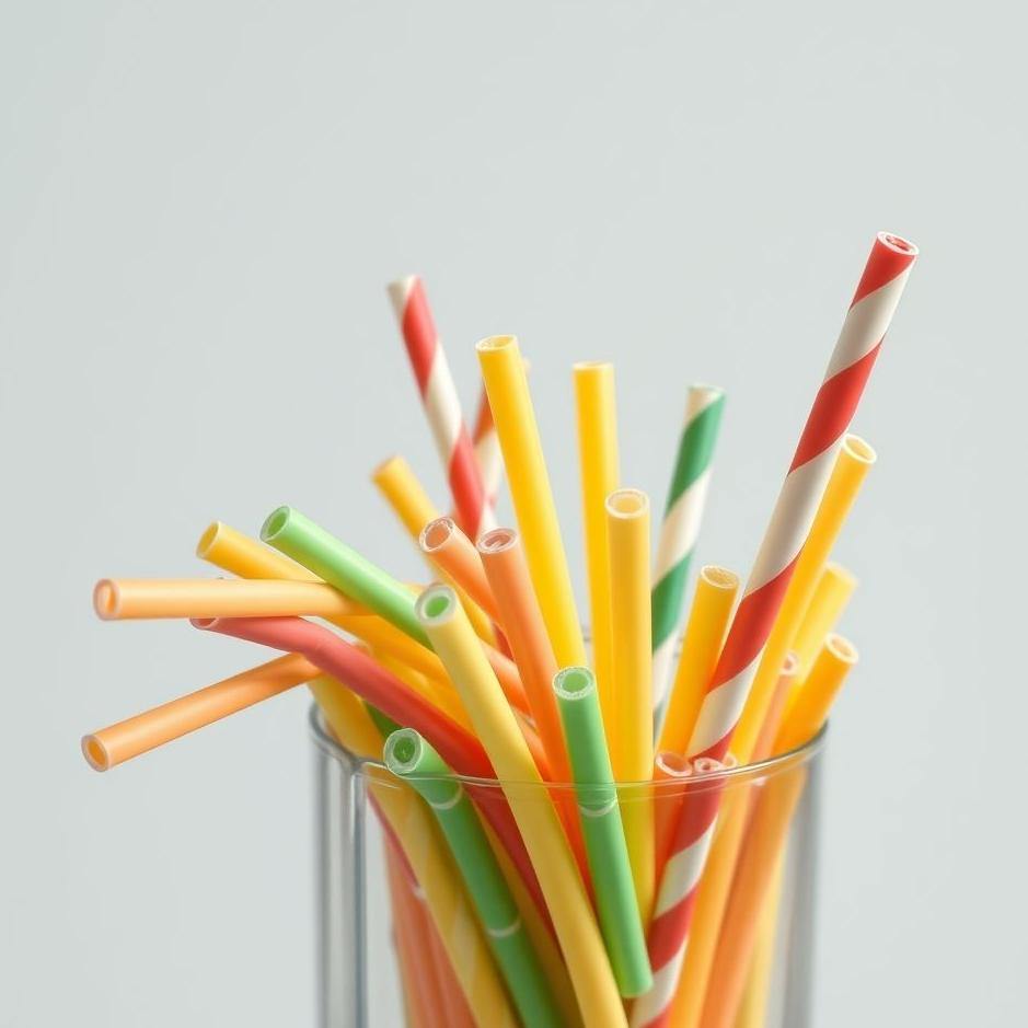 Dream : Colorful straw in a dream