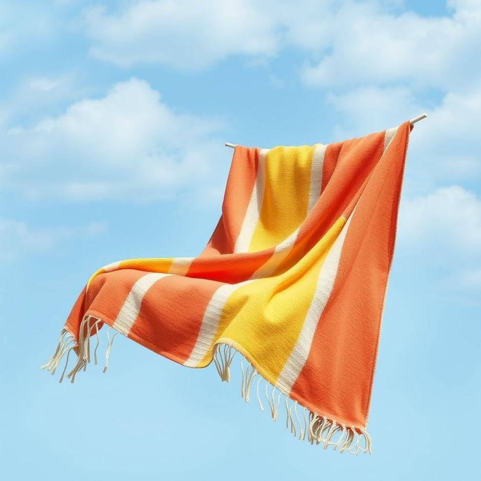 Dream : Colorful towel in a dream