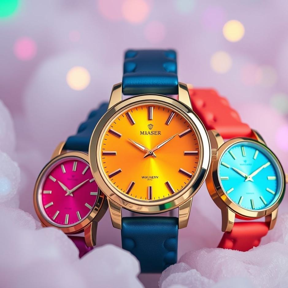 Dream : Colorful watches in a dream