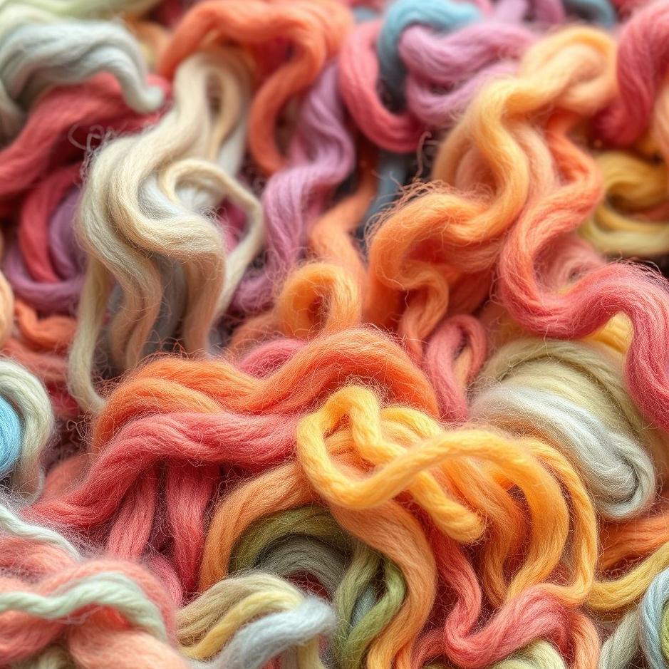 Dream : Colorful wool in a dream