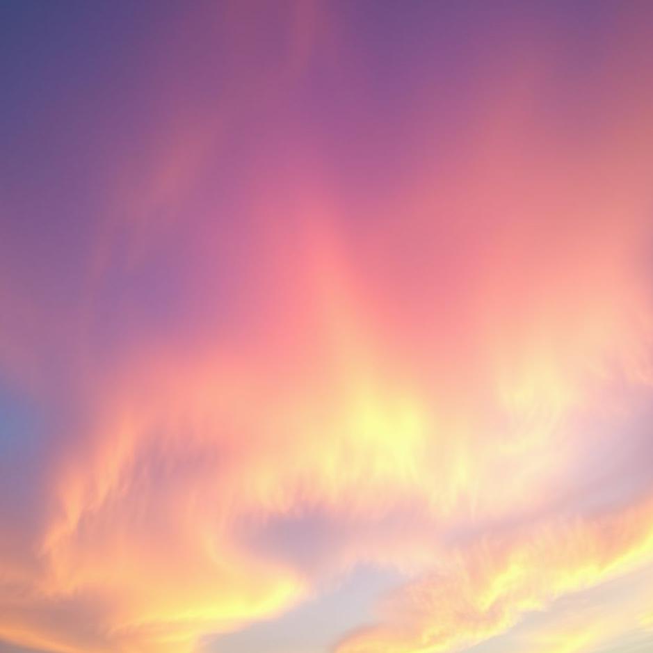 Dream : Colors in the sky in a dream