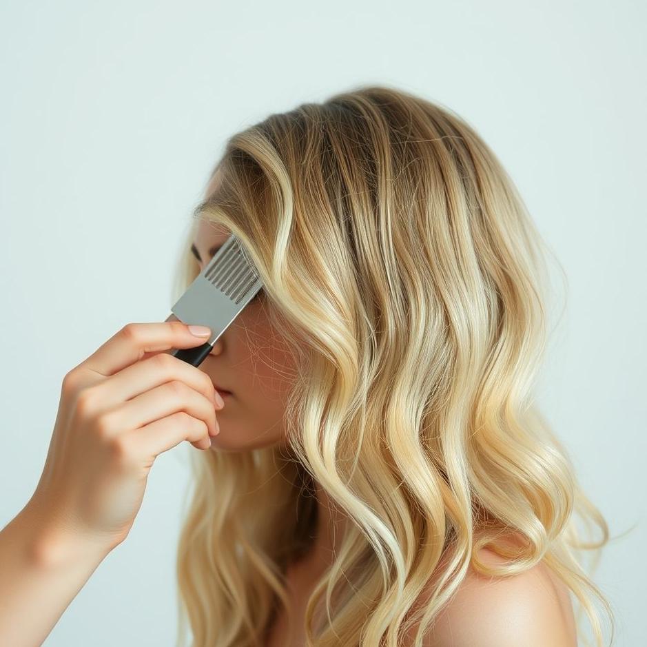 Dream : Combing blonde hair in a dream