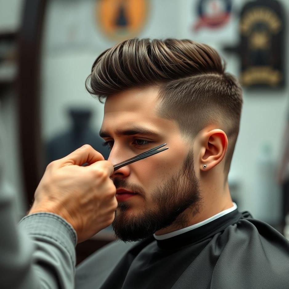 Dream : Combing hair at the barber 