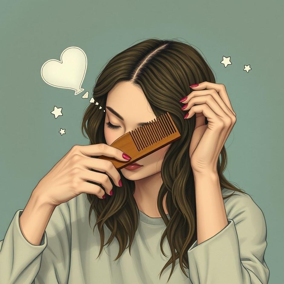 Dream : Combing hair with a broken comb in a dream