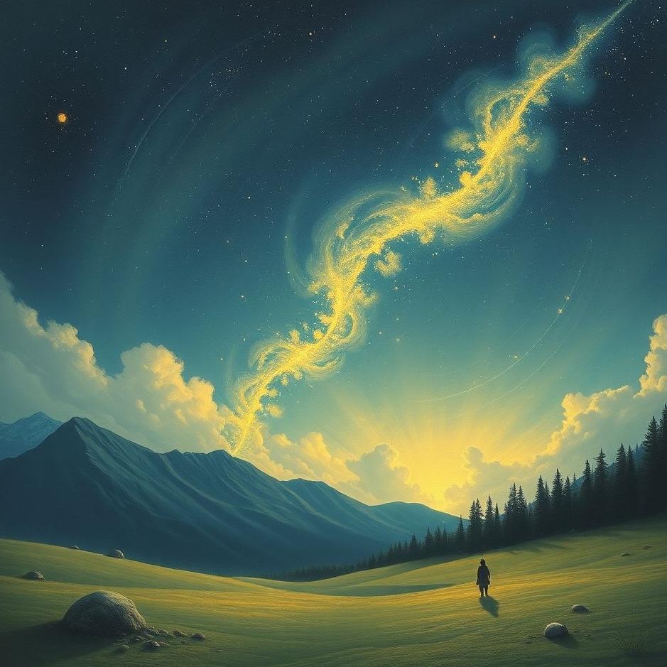 Dream : Comet falling in a dream