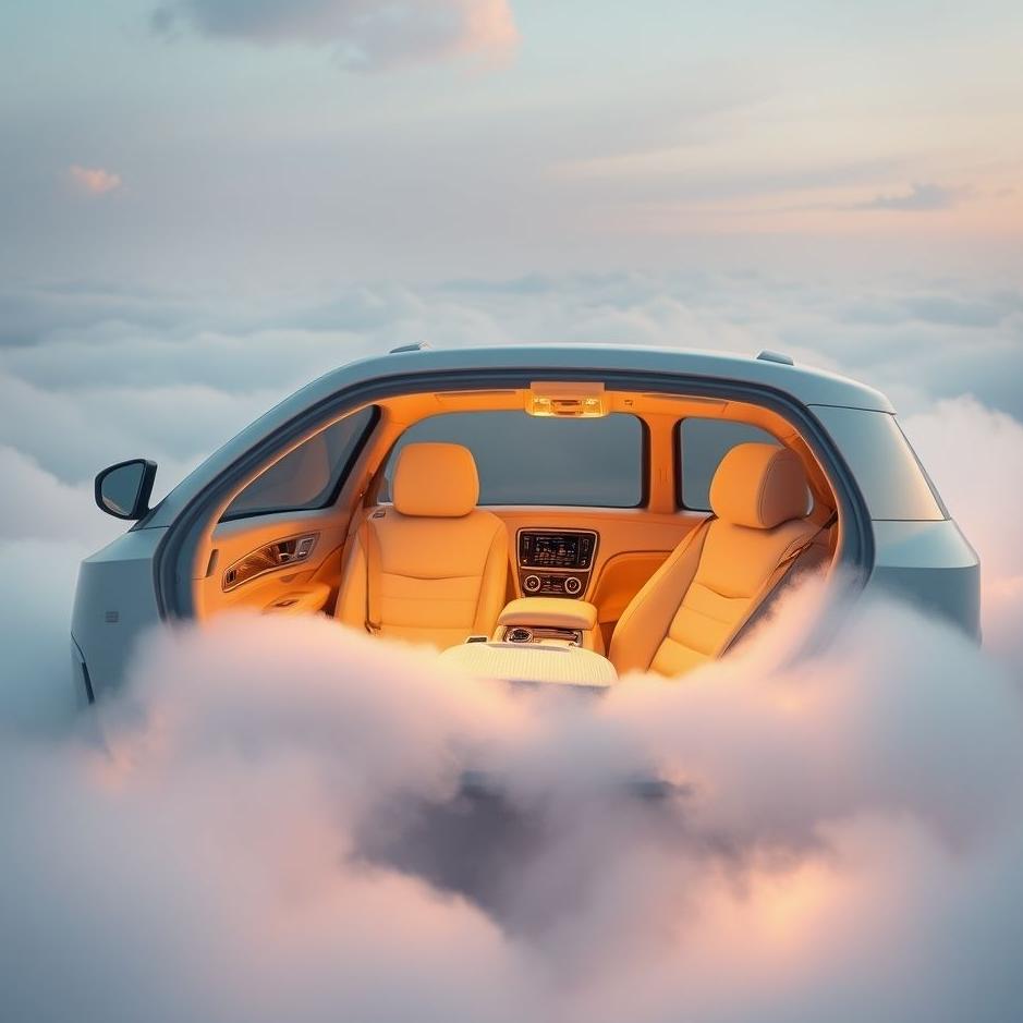 Dream : Comfortable car in a dream