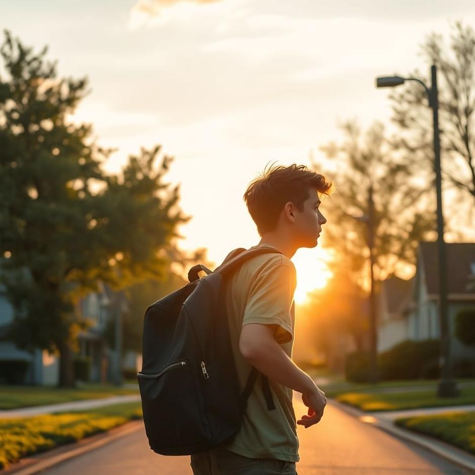 Dream : Coming from school in a dream