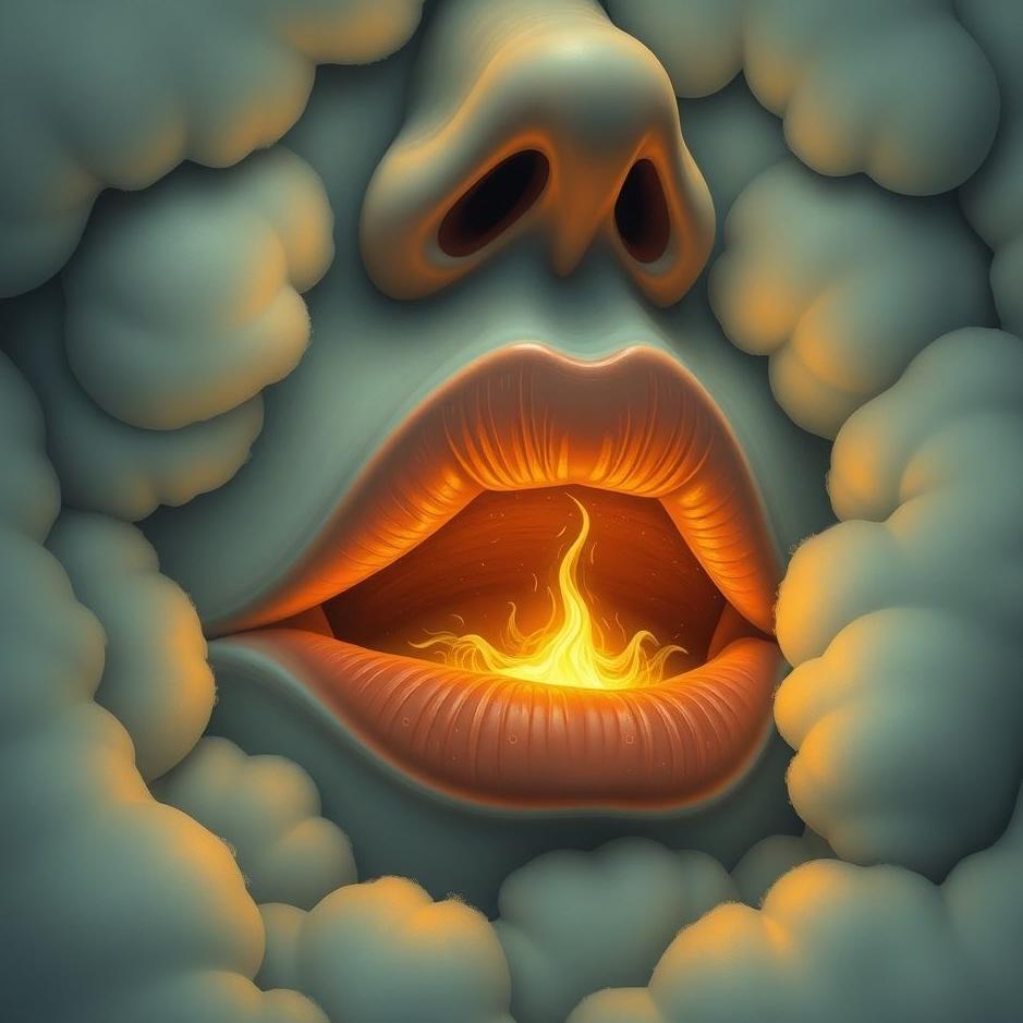 Dream Dictionary : Coming from the mouth and nose in the dream