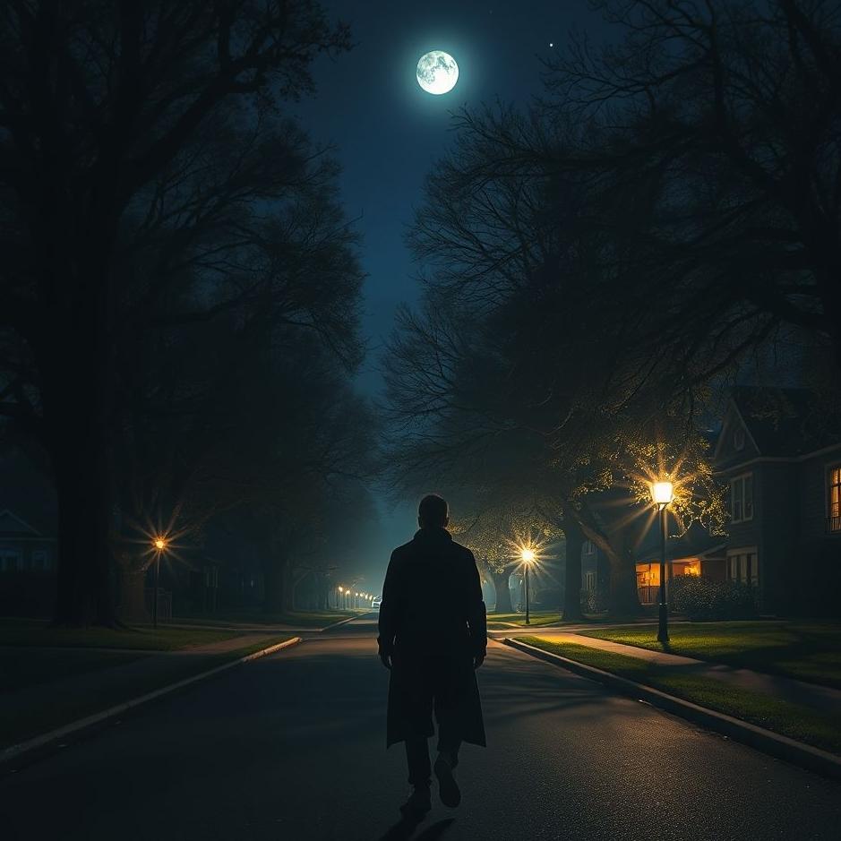 Dream : Coming home at night in a dream