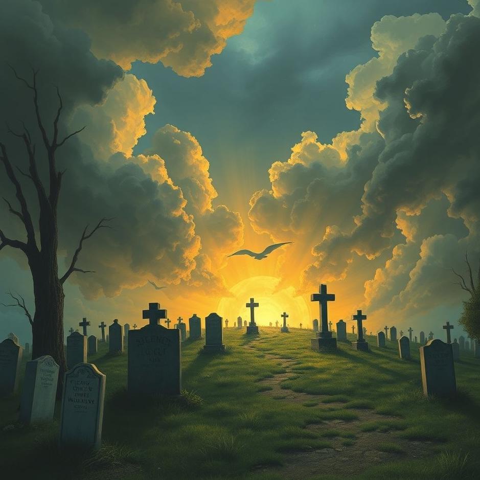 Dream : Coming out of the cemetery in a dream