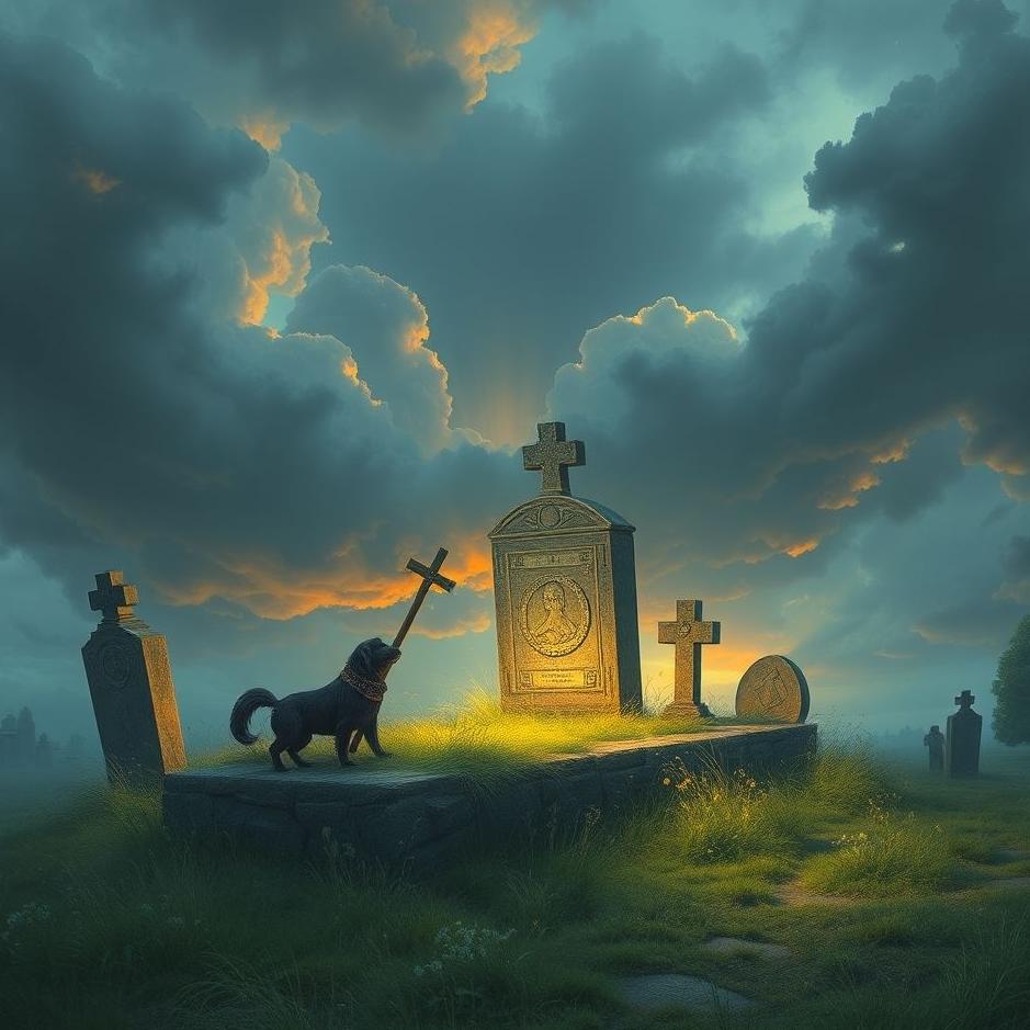 Dream : Companion's grave in a dream