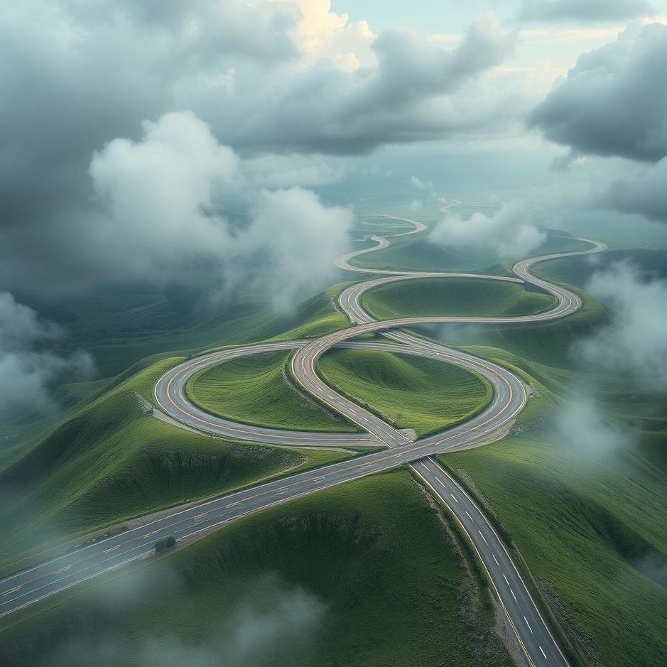 Dream : Complex roads in a dream