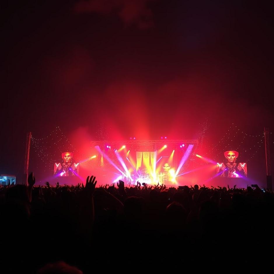 Dream : Concert crowd in a dream