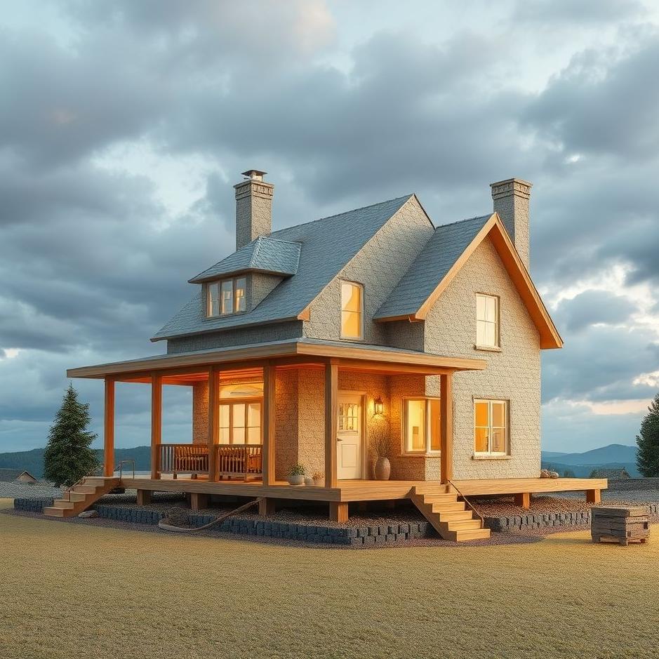 Dream : Construction carpet house in a dream