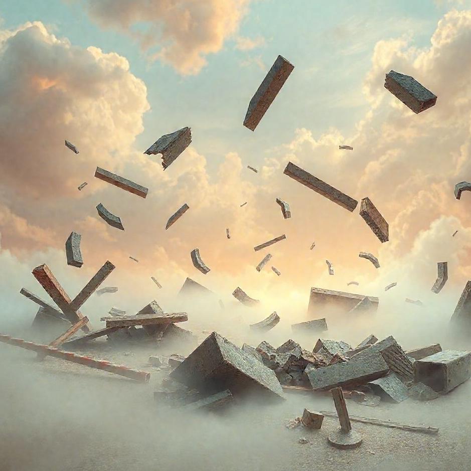 Dream : Construction debris in a dream