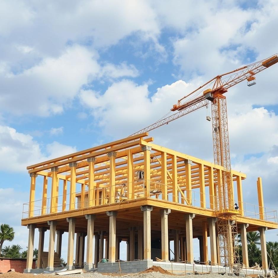 Dream : Construction formwork in a dream