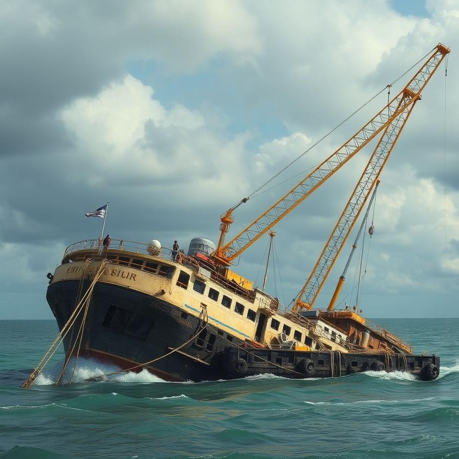 Dream : Construction wreck in a dream