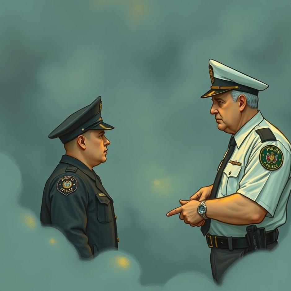 Dream : Conversation with a plainclothes police officer in a dream
