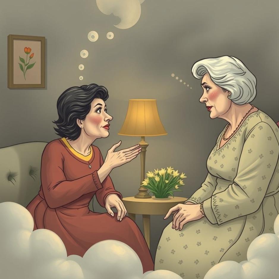 Dream : Conversation with a quarrelsome mother-in-law in a dream