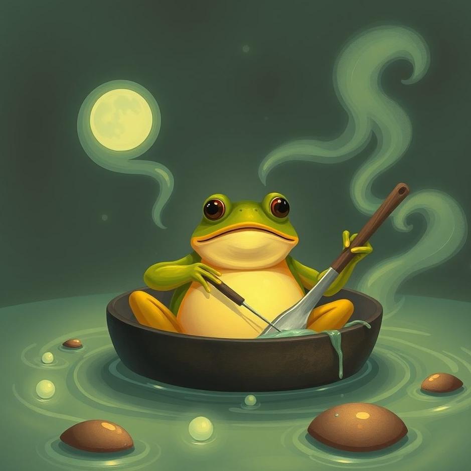Dream : Cooking a frog in a dream