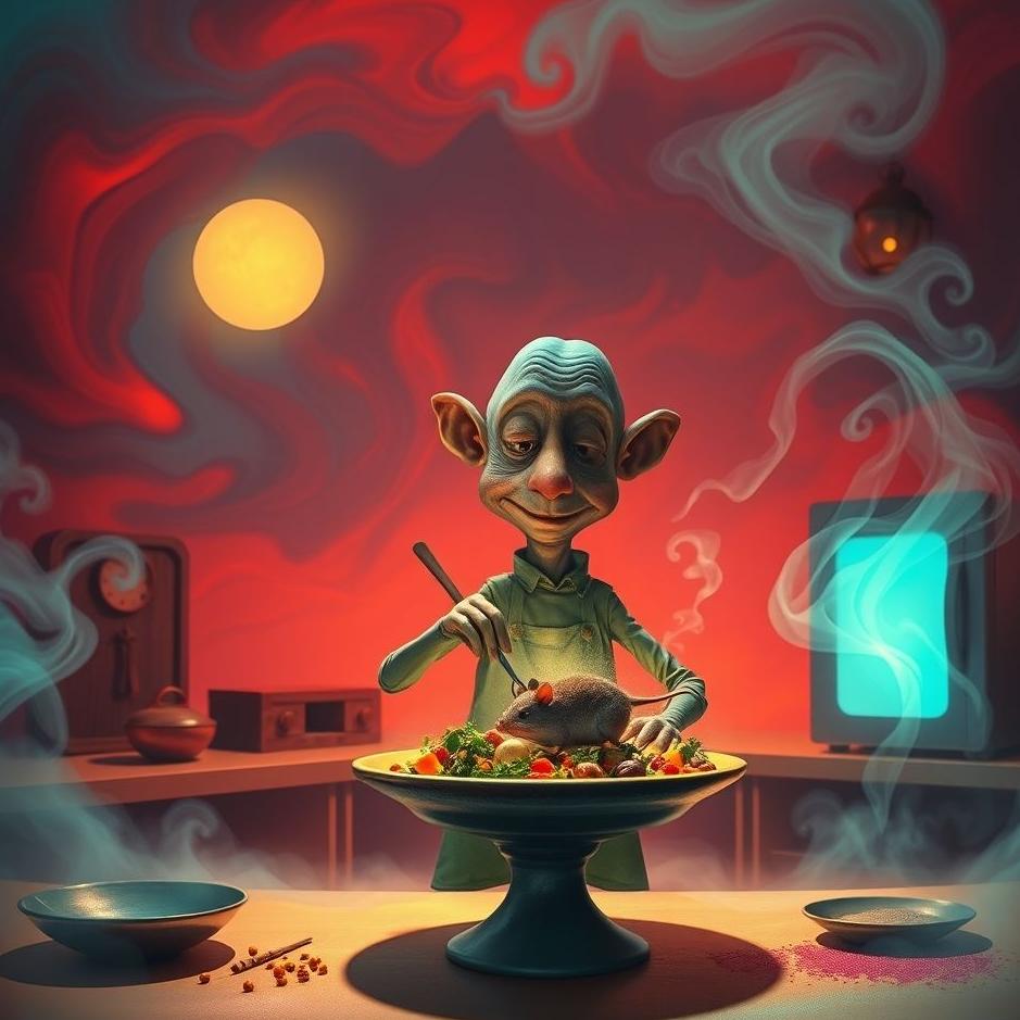 Dream : Cooking and eating a mouse in a dream