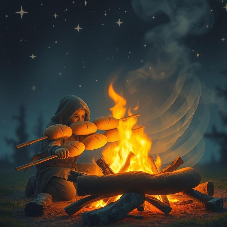 Dream Dictionary : Cooking bread on the fire in the dream