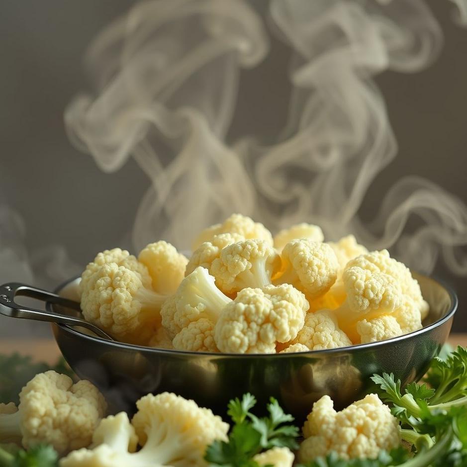 Dream : Cooking cauliflower in a dream