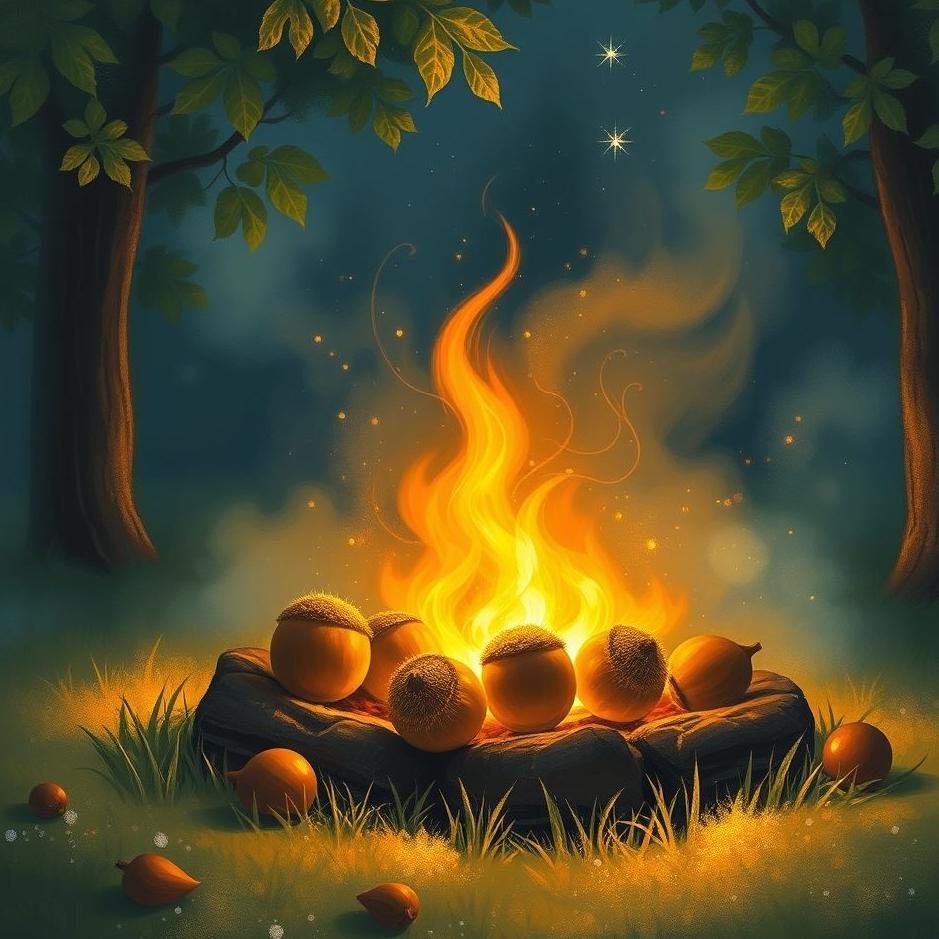 Dream Dictionary : Cooking chestnuts in fire in the dream