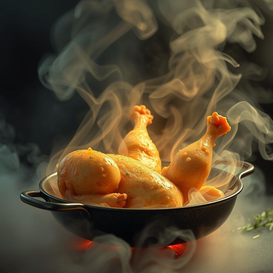 Dream : Cooking chicken in a dream