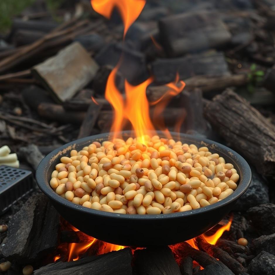 Dream Dictionary : Cooking dry beans in fire in the dream
