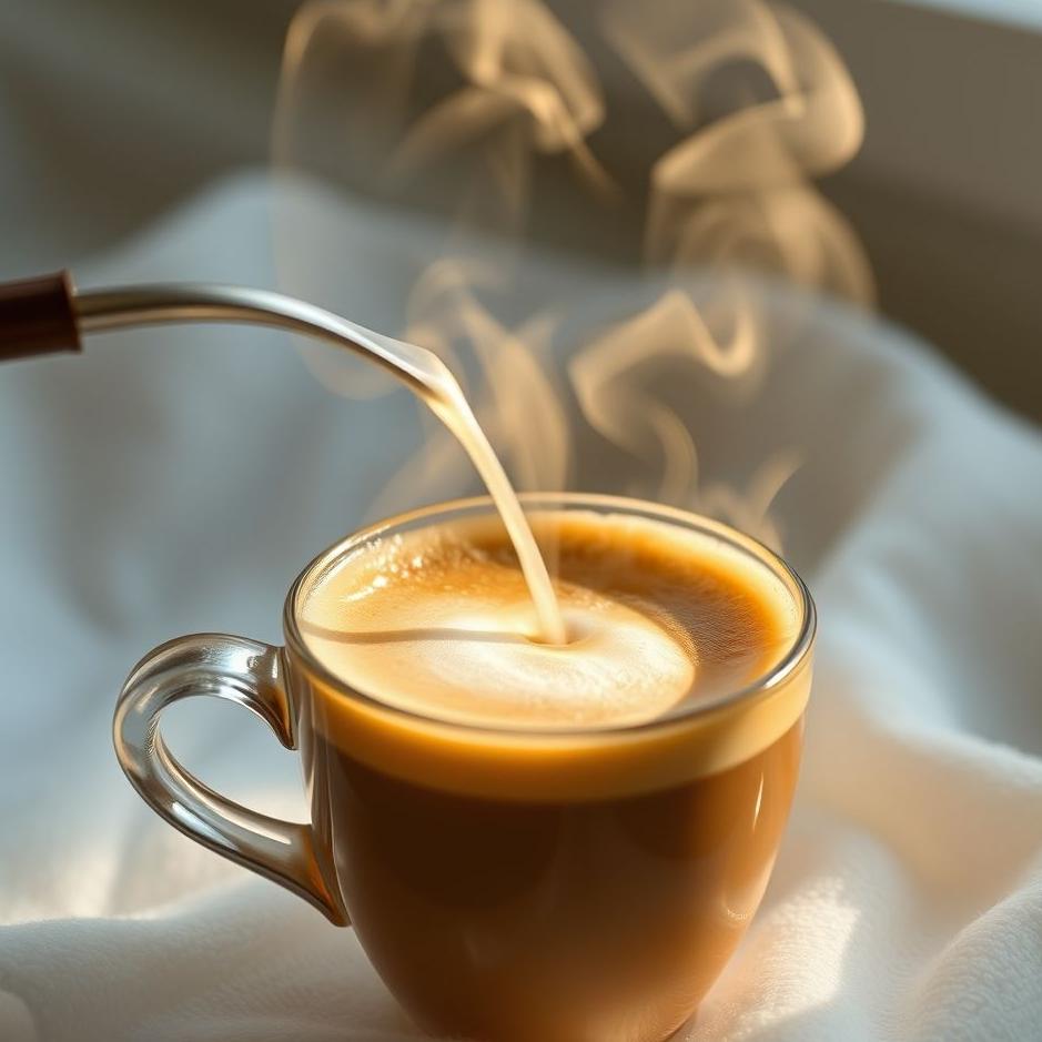 Dream : Cooking foamy coffee in a dream