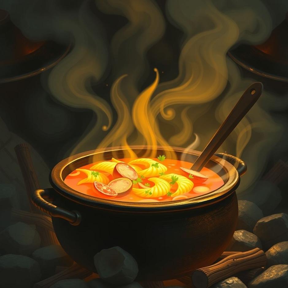 Dream : Cooking food in cauldrons in your dream